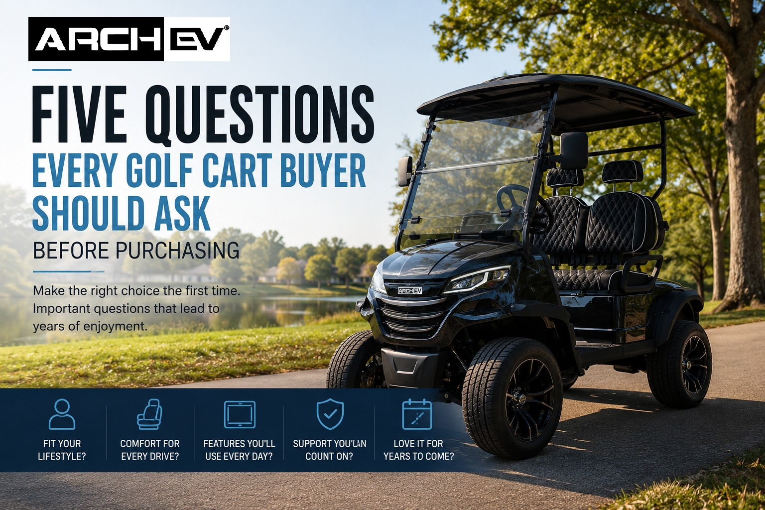 Five Questions Every Golf Cart Buyer Should Ask Before Purchasing