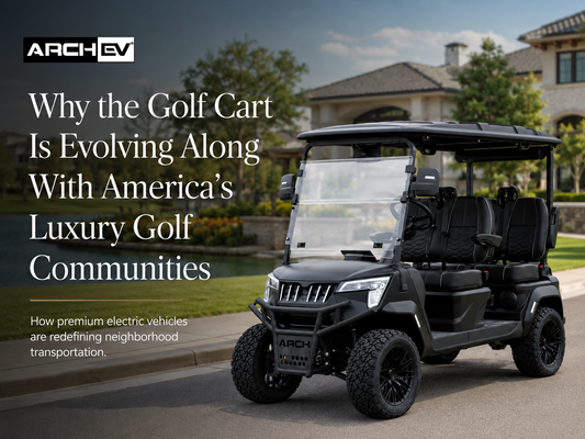 Why the Golf Cart Is Evolving Along With America's Luxury Golf Communities